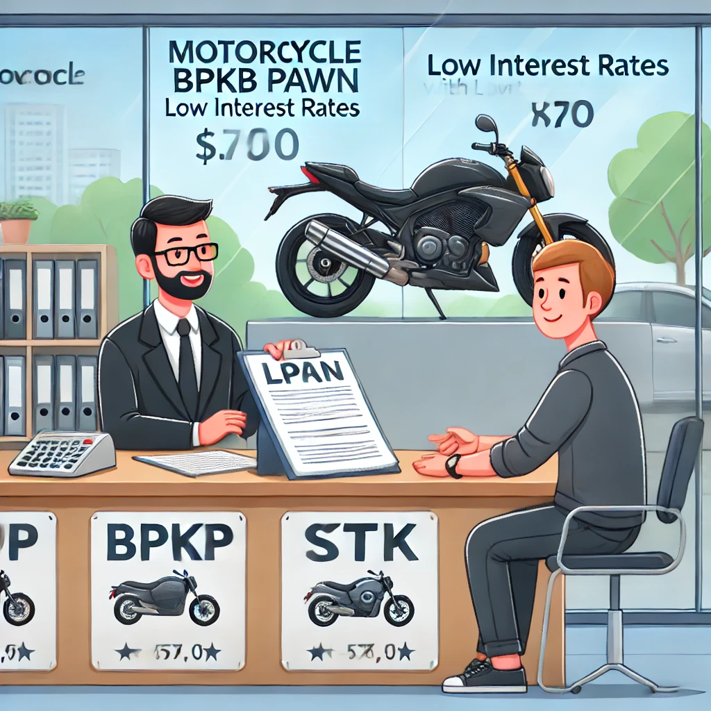 Gadai BPKB Motor Bunga Rendah