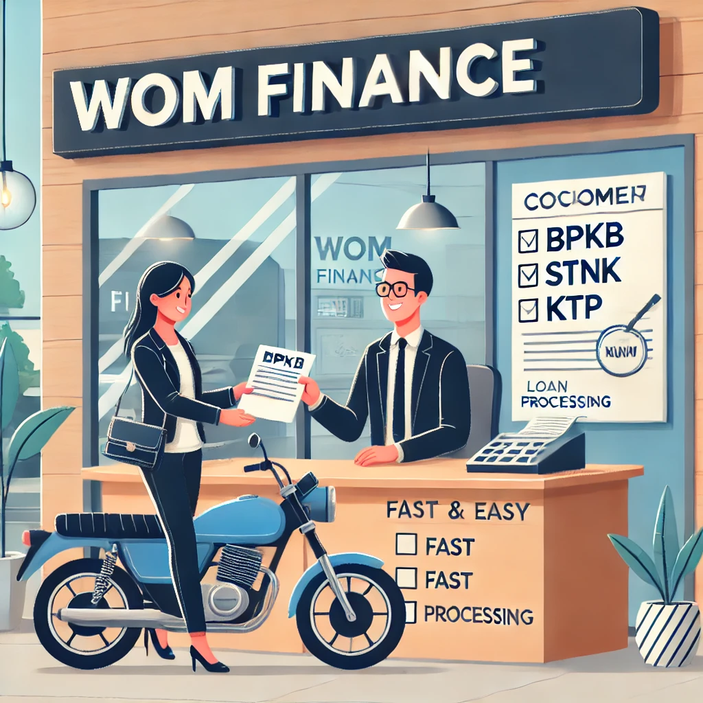 Syarat Gadai BPKB Motor di Wom Finance