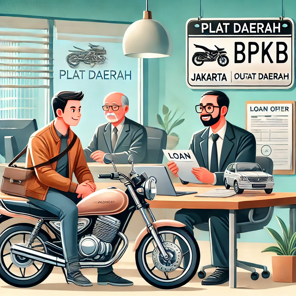 Gadai BPKB Motor Plat Daerah di Jakarta