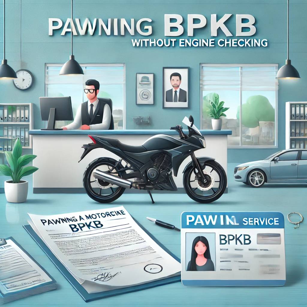 Gadai BPKB Motor Tanpa Gesek Mesin
